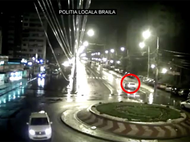 Камеры наблюдения засекли прыжки румынского Кена Блока
